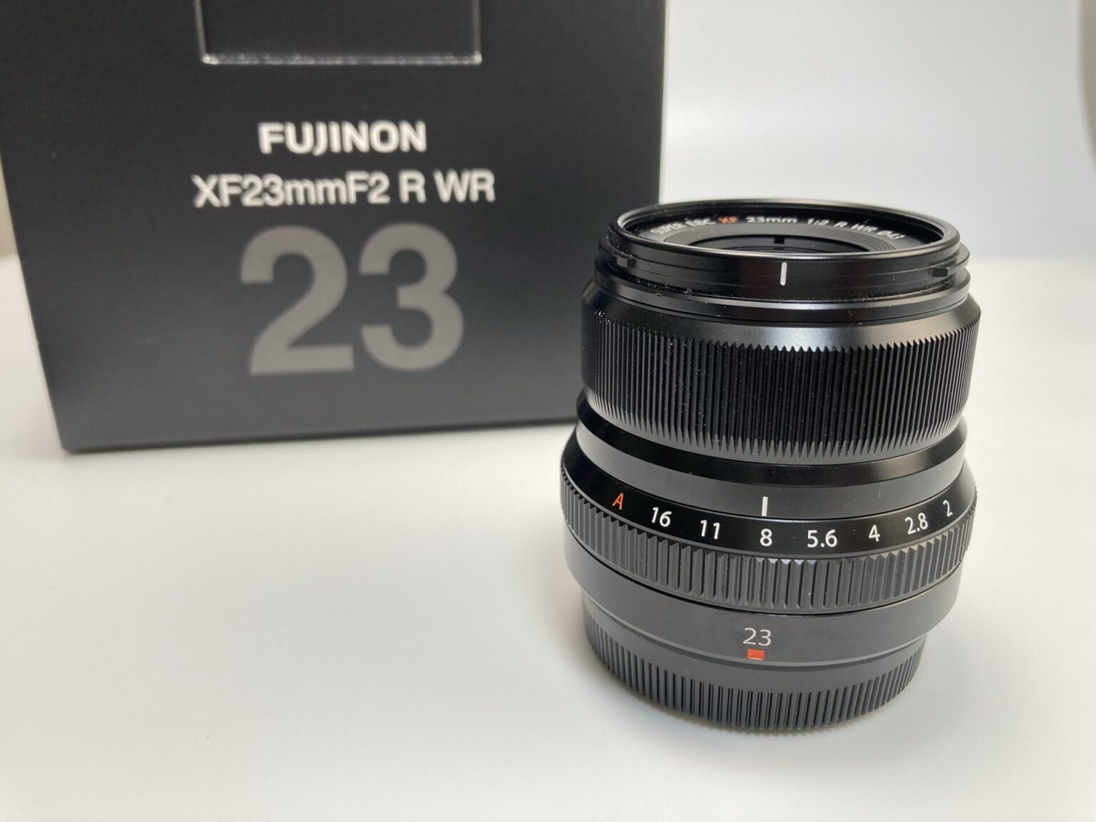 富士フイルム - XF23mm F2 R WR Silver FUJIFILM 純正フード付 の+