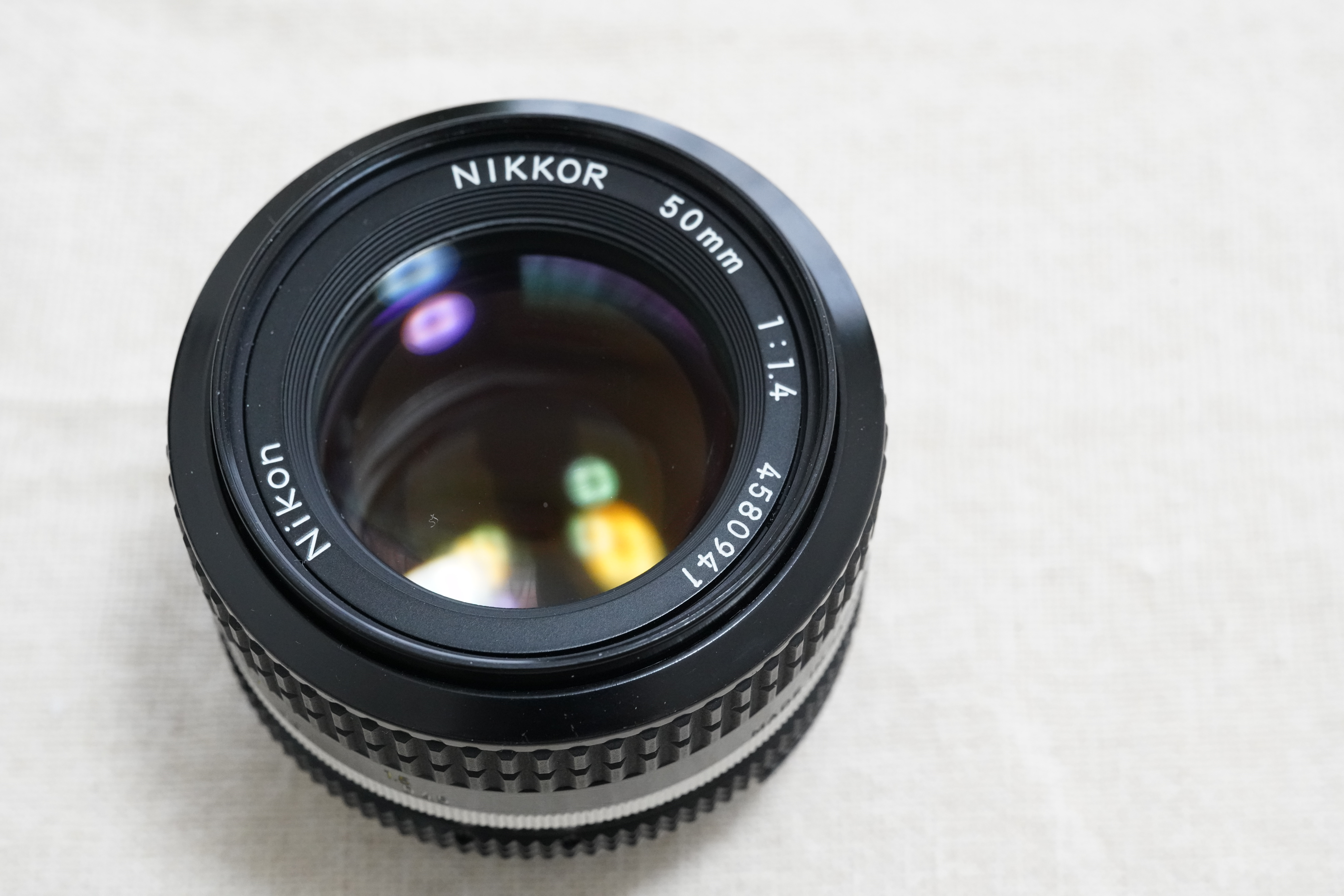 【美品】Nikon New Nikkor(後期)Non-Ai 50mm f1.4